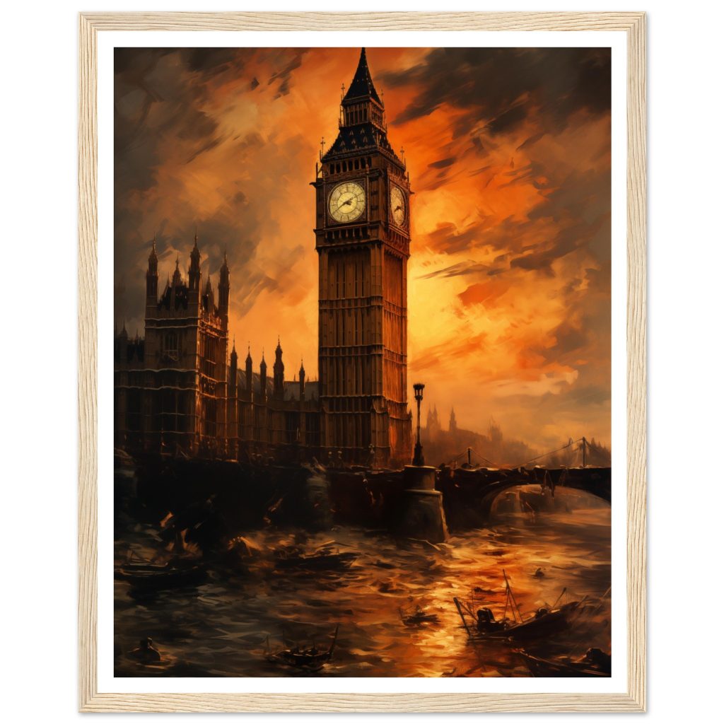 London Big Ben - Rembrandt - Poster