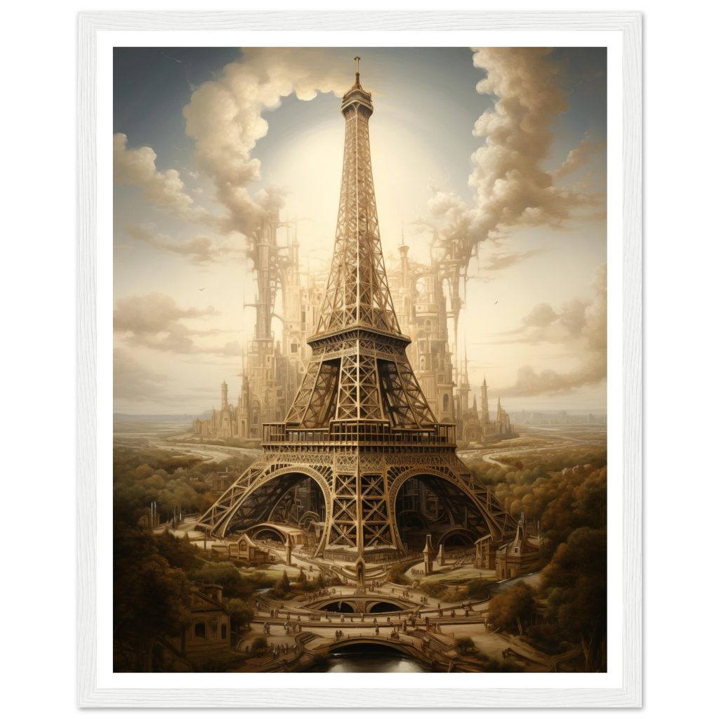 The Eiffel Tower - Leonardo da Vinci - Poster