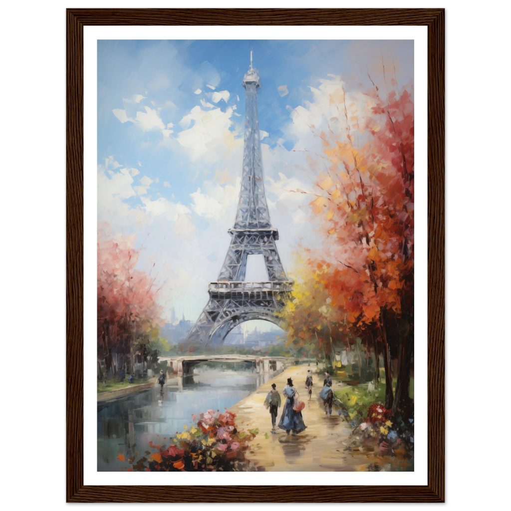 The Eiffel Tower - Claude Monet - Poster