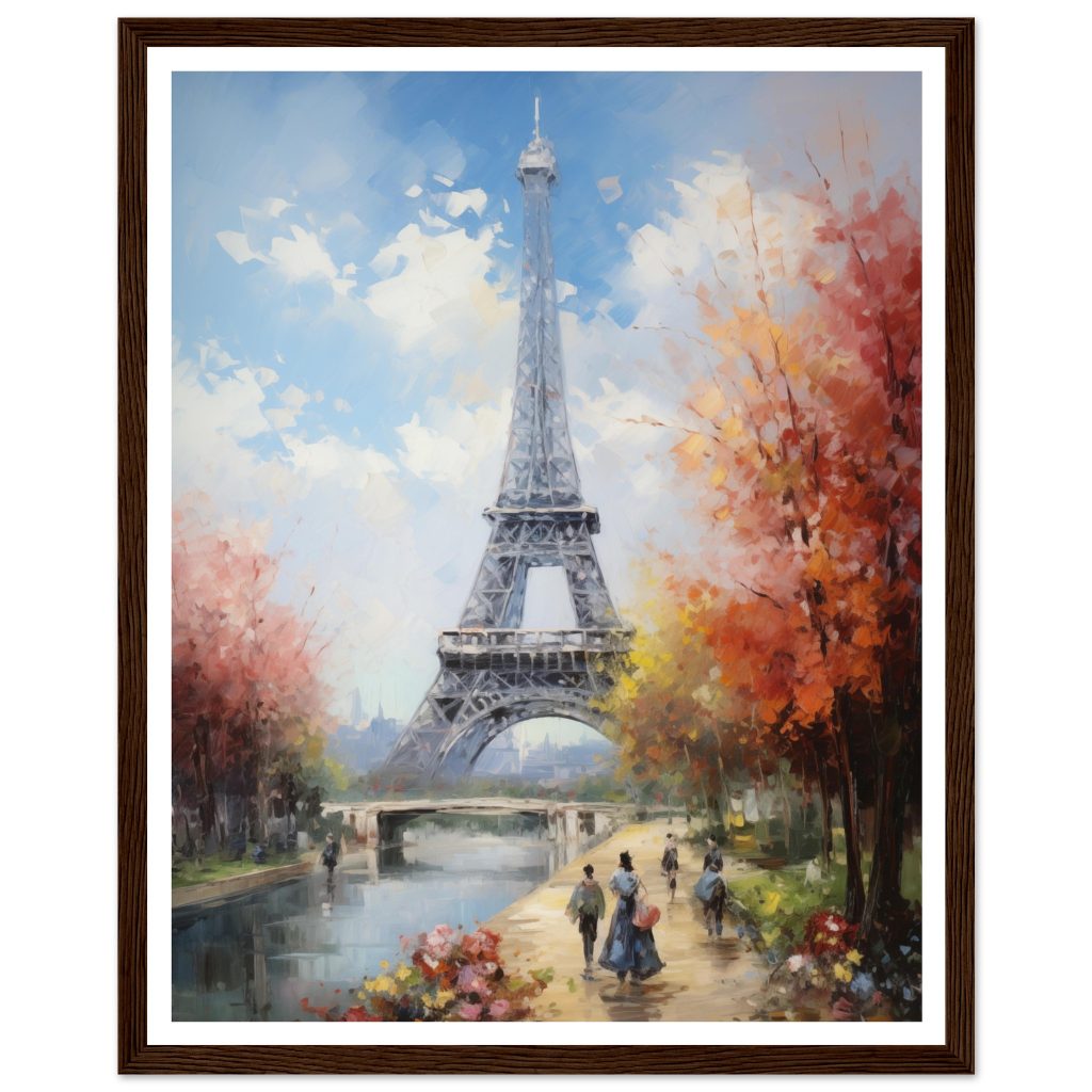 The Eiffel Tower - Claude Monet - Poster