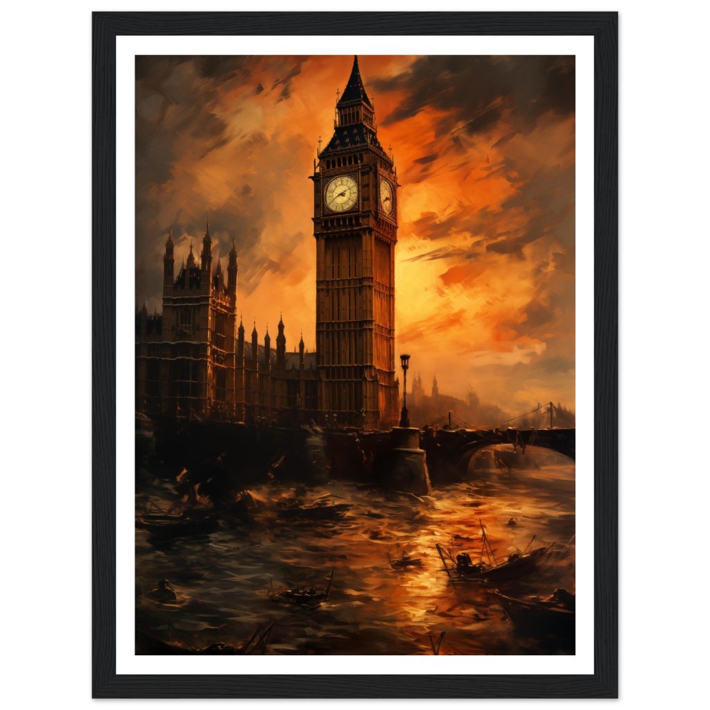 London Big Ben - Rembrandt - Poster