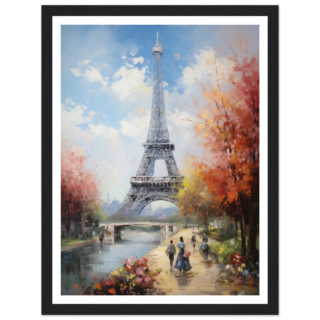 The Eiffel Tower - Claude Monet - Poster