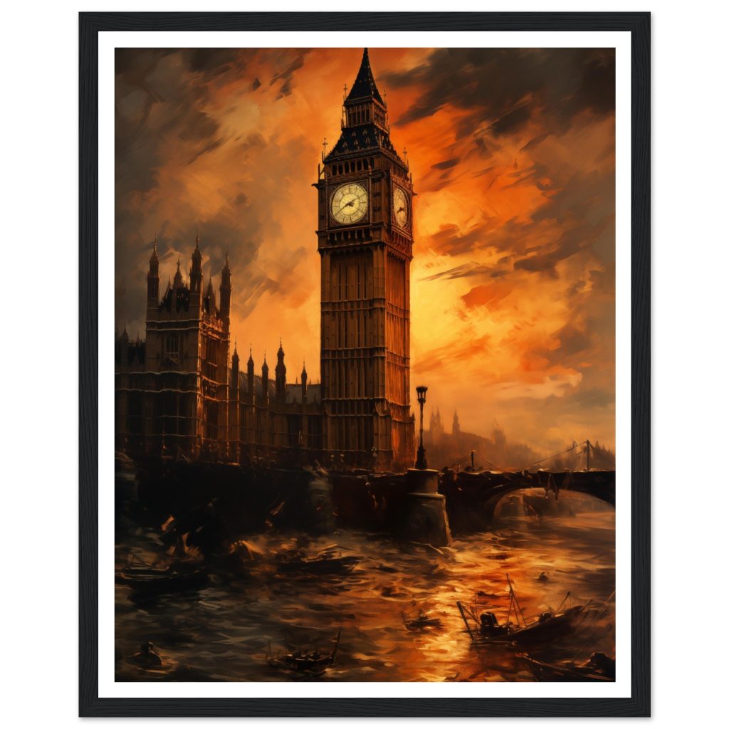 London Big Ben - Rembrandt - Poster