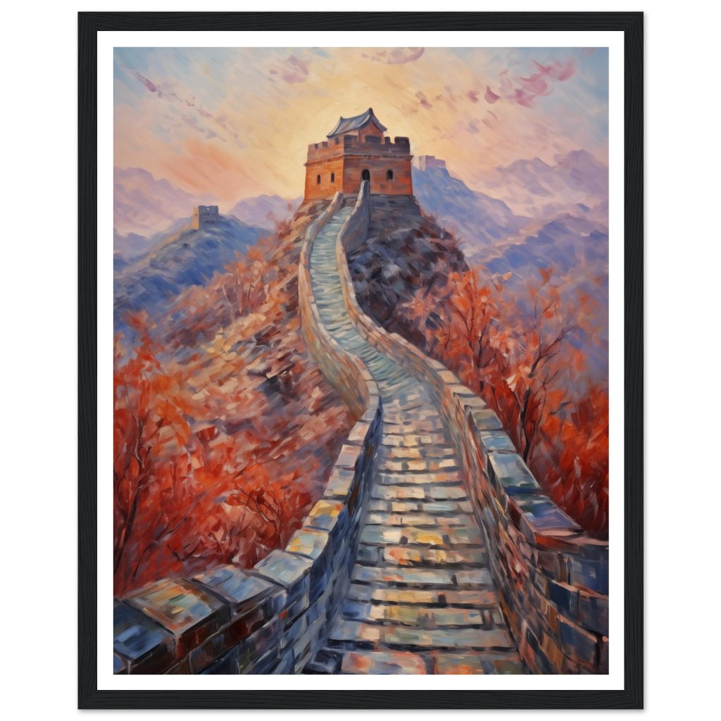 The Great Wall of China - Claude Monet - Poster