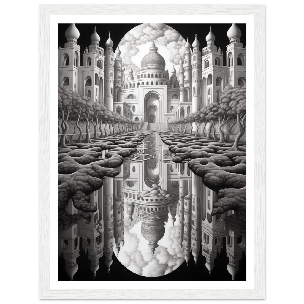 Taj Mahal - M. C. Escher - Poster
