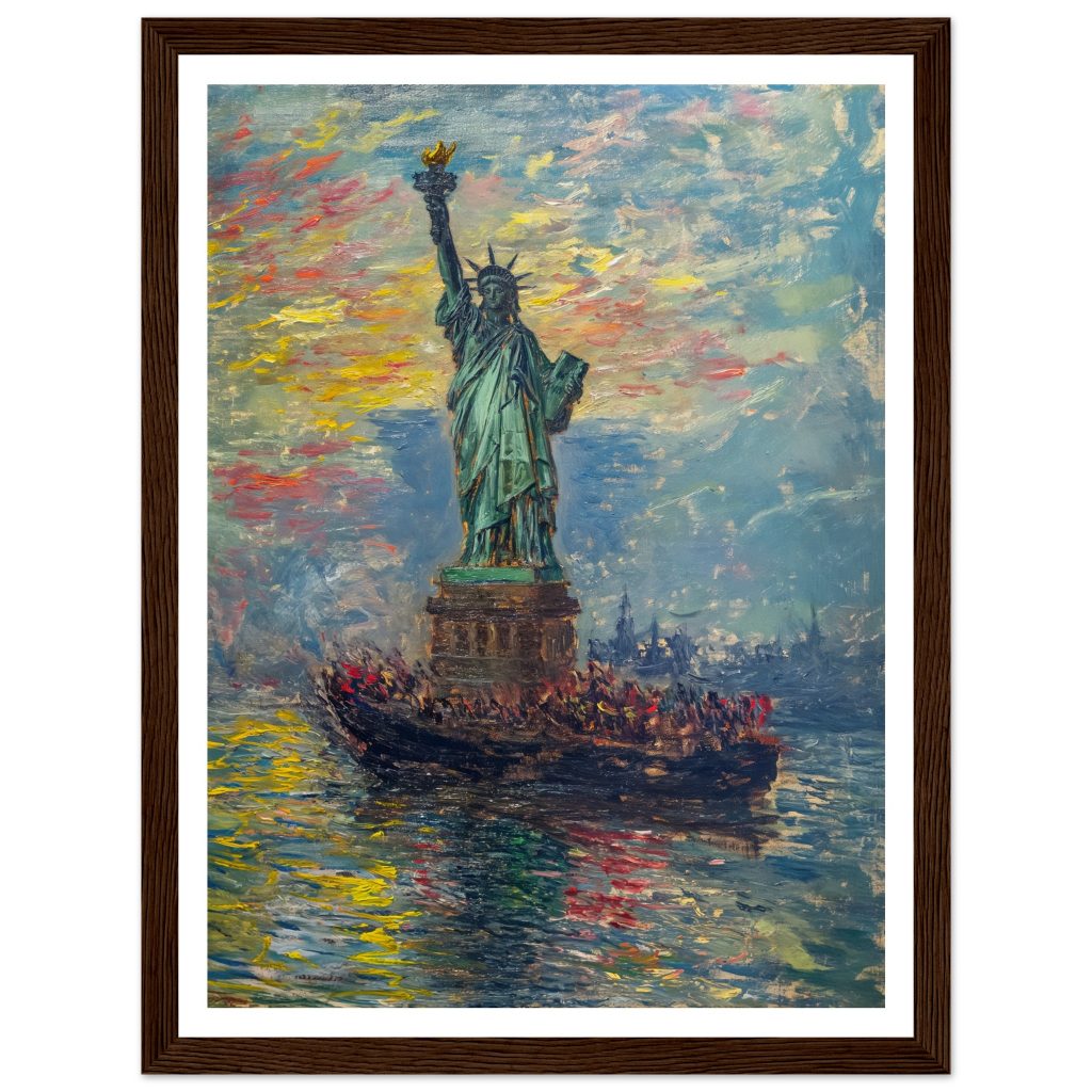 The Statue of Liberty - Claude Monet - Poster