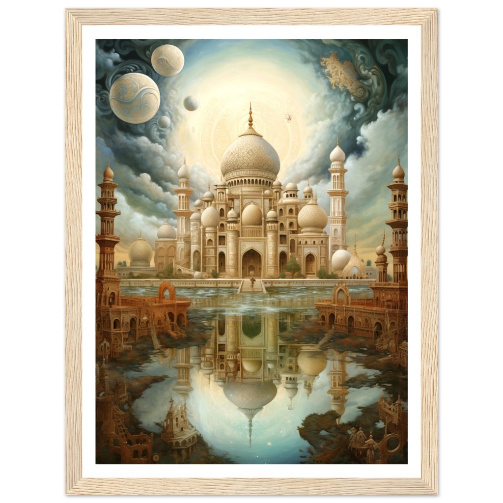 The Taj Mahal - Leonardo da Vinci - Poster