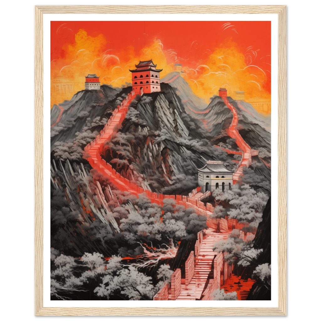 The Great Wall of China - Andy Warhol - Poster