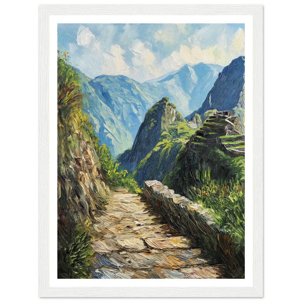 Machu Picchu - Vincent van Gogh - Poster