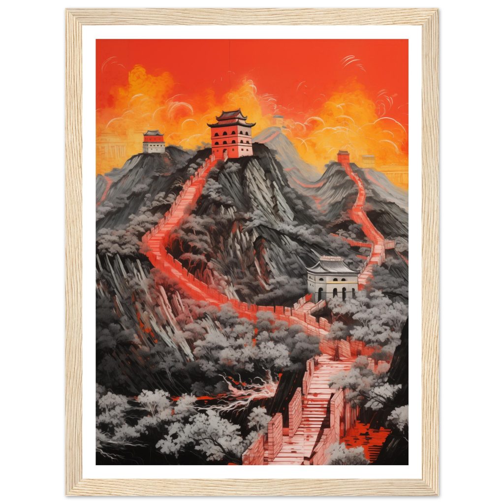 The Great Wall of China - Andy Warhol - Poster