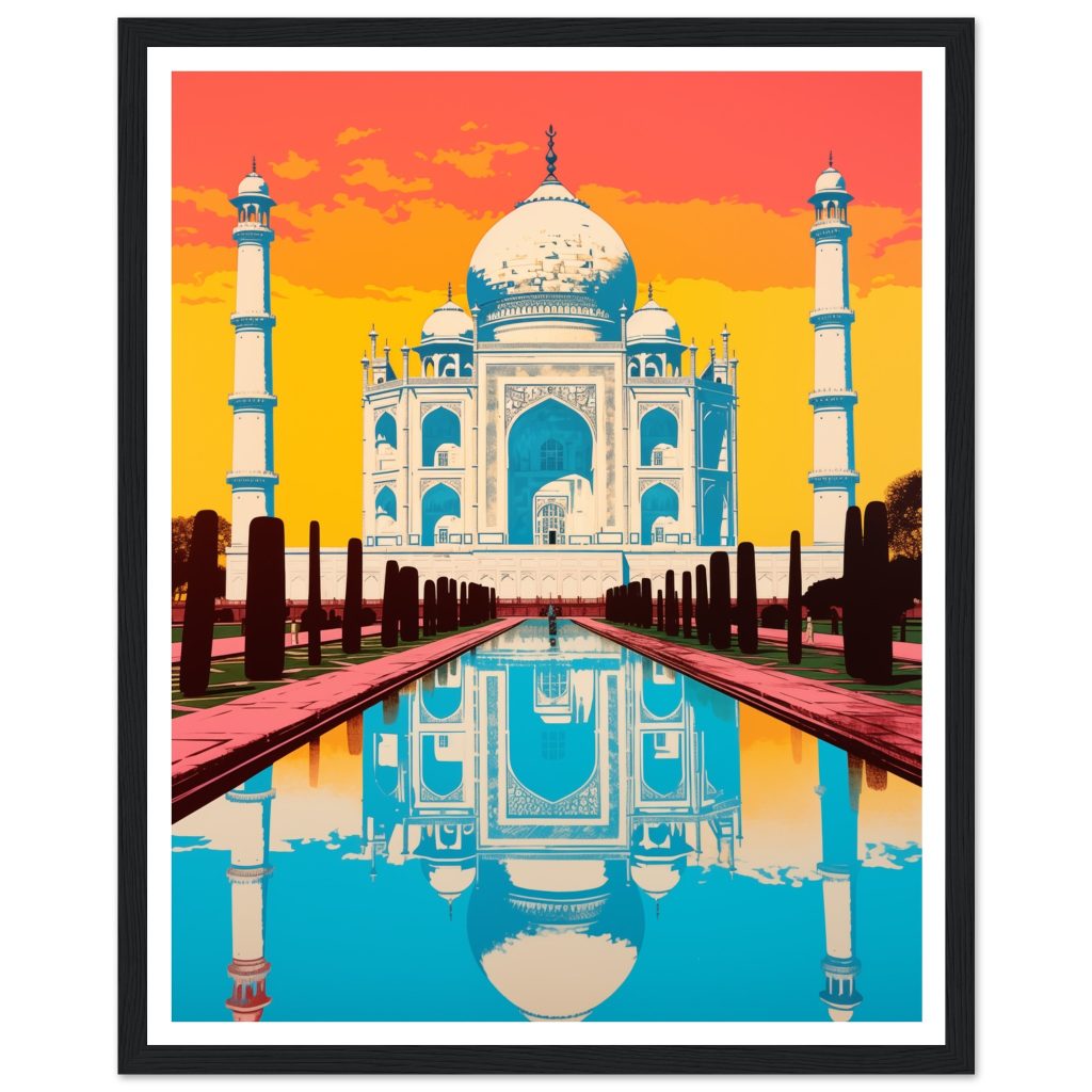 The Taj Mahal - Andy Warhol - Poster