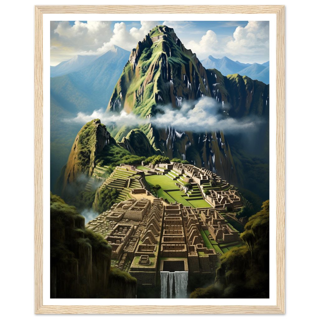 Machu Picchu - Leonardo da Vinci - Poster