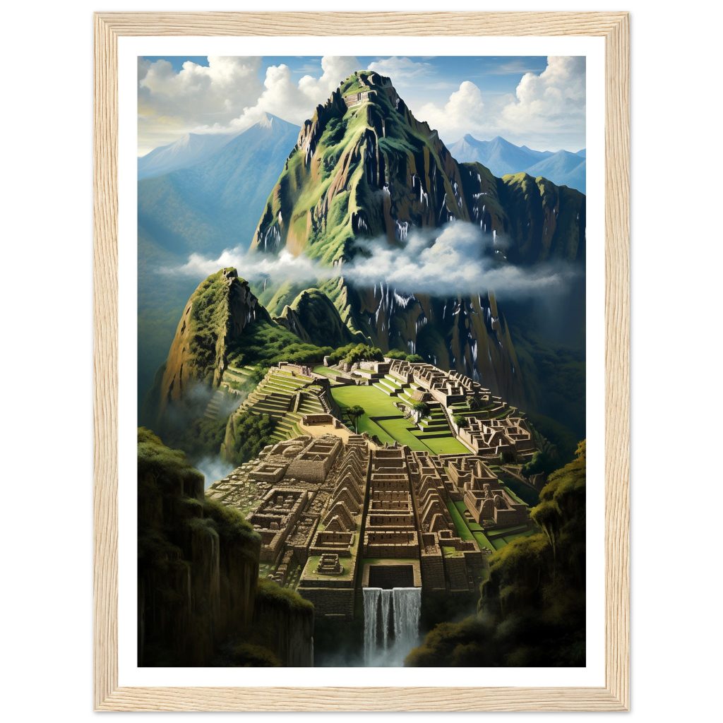 Machu Picchu - Leonardo da Vinci - Poster