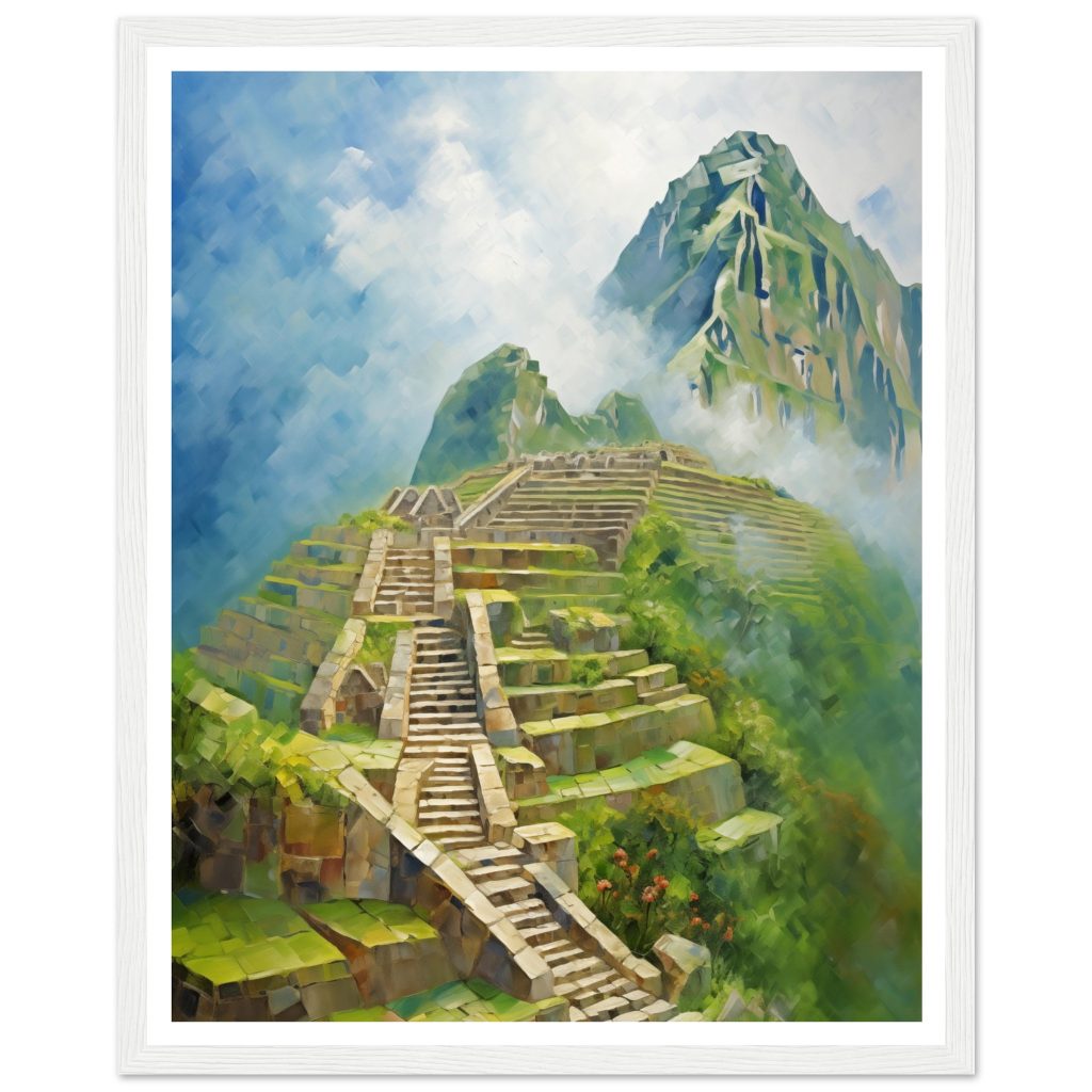 Machu Picchu - Claude Monet - Poster