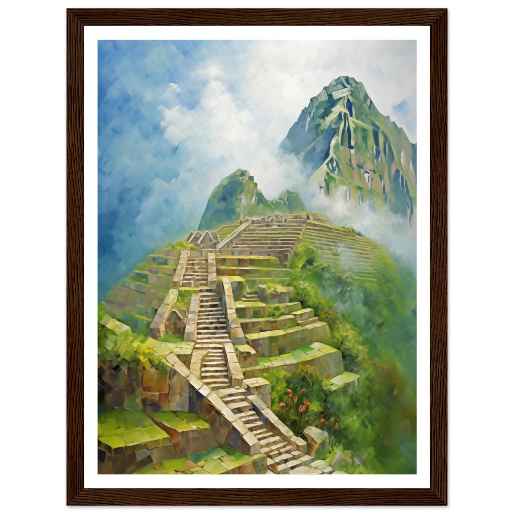Machu Picchu - Claude Monet - Poster