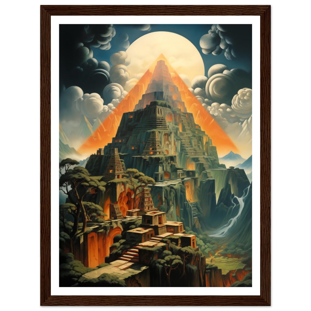 Machu Picchu - Salvador Dali - Poster