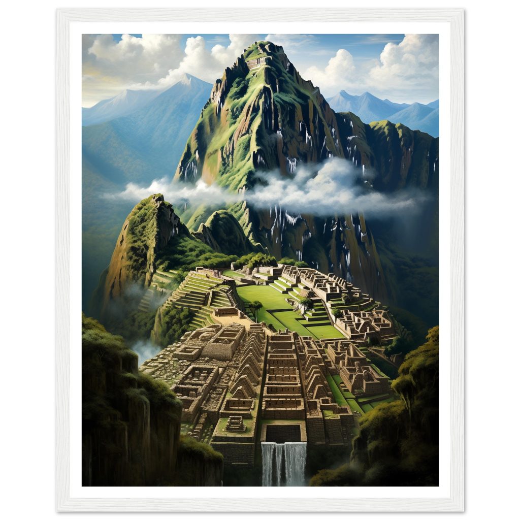 Machu Picchu - Leonardo da Vinci - Poster