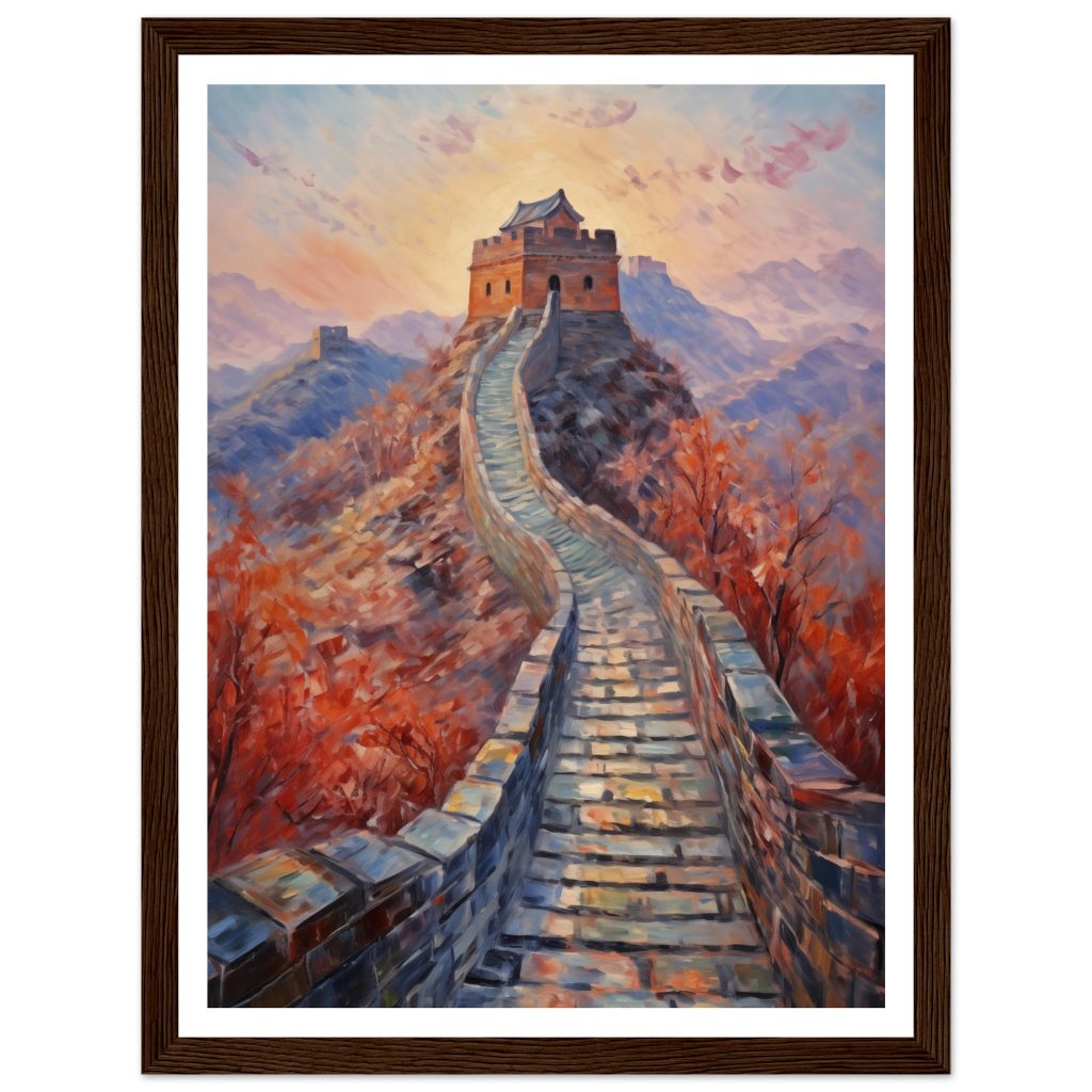 The Great Wall of China - Claude Monet - Poster