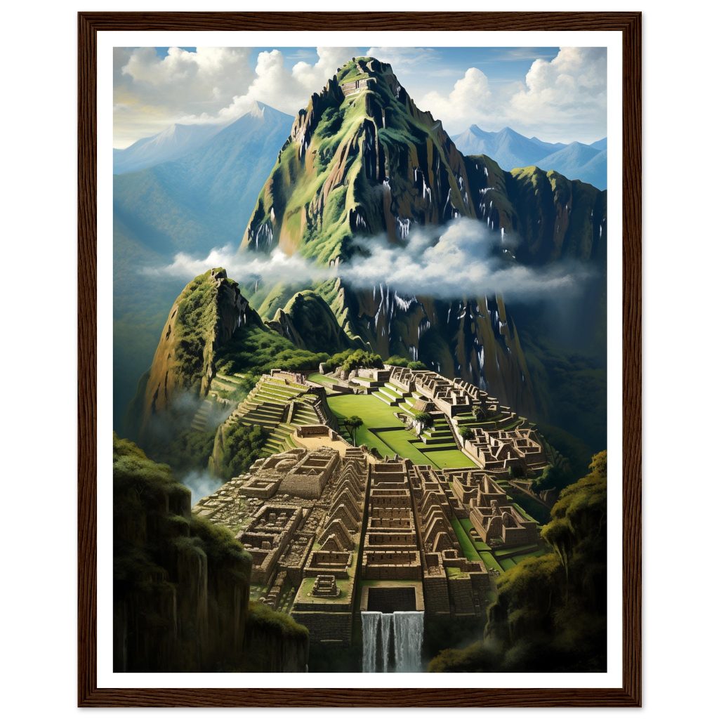 Machu Picchu - Leonardo da Vinci - Poster