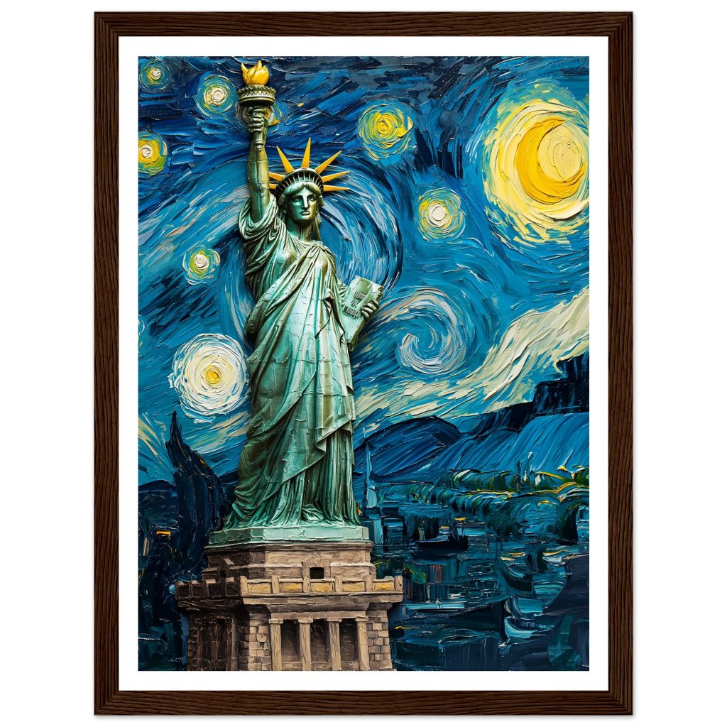 The Statue of Liberty - Vincent van Gogh - Poster