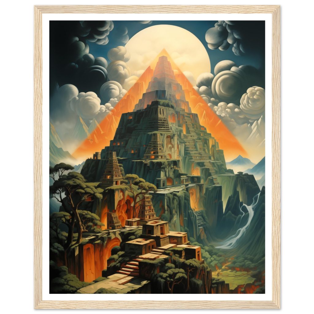 Machu Picchu - Salvador Dali - Poster