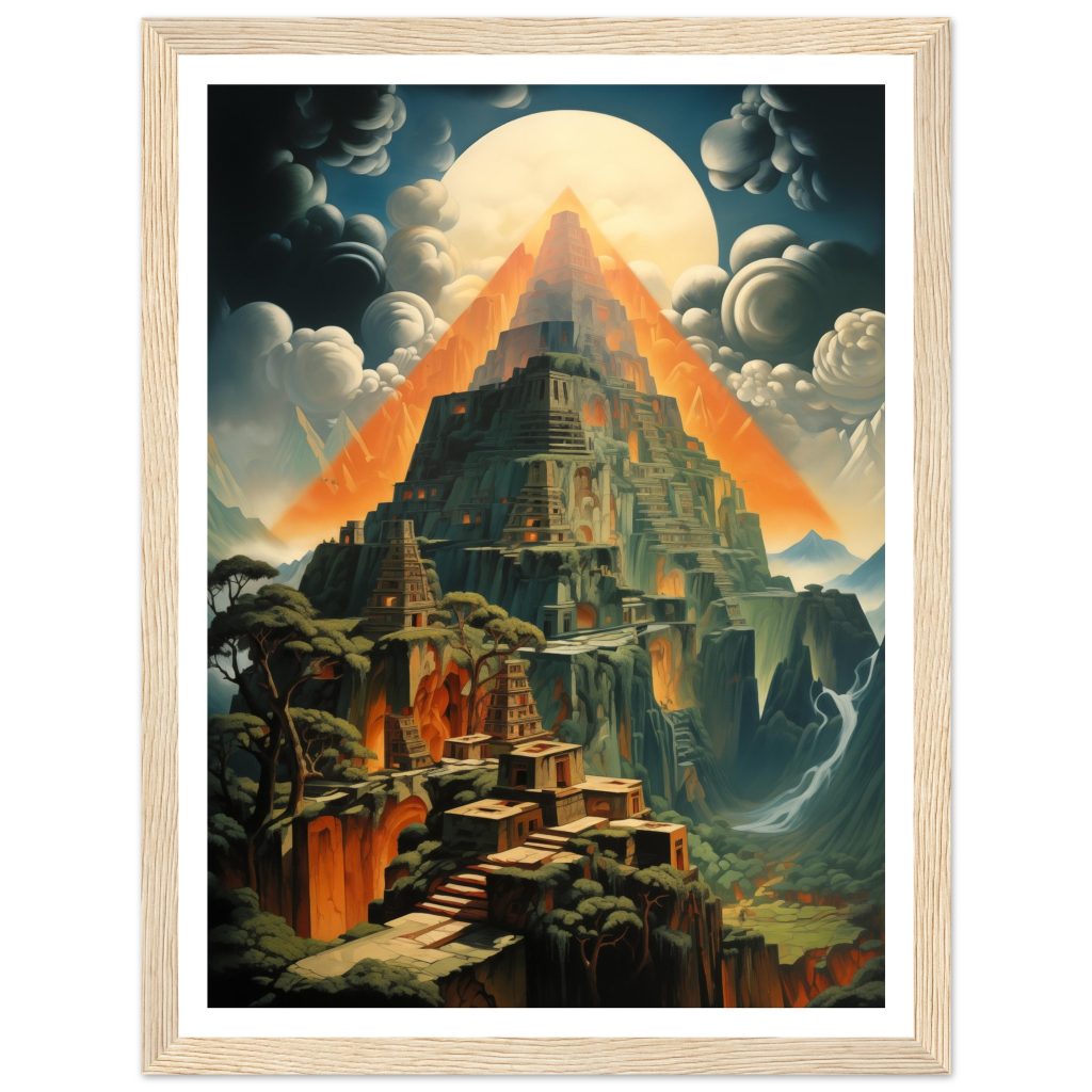 Machu Picchu - Salvador Dali - Poster
