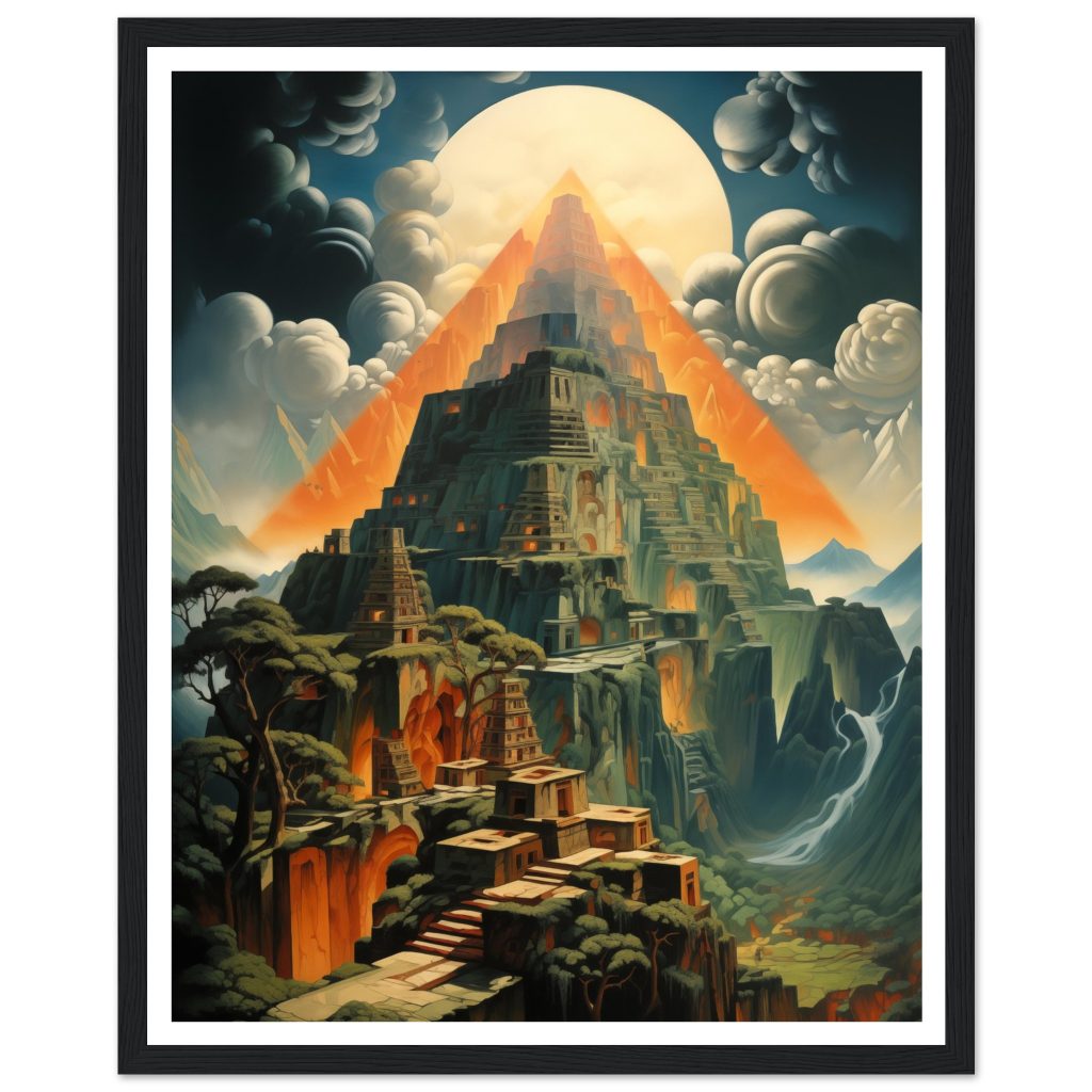 Machu Picchu - Salvador Dali - Poster
