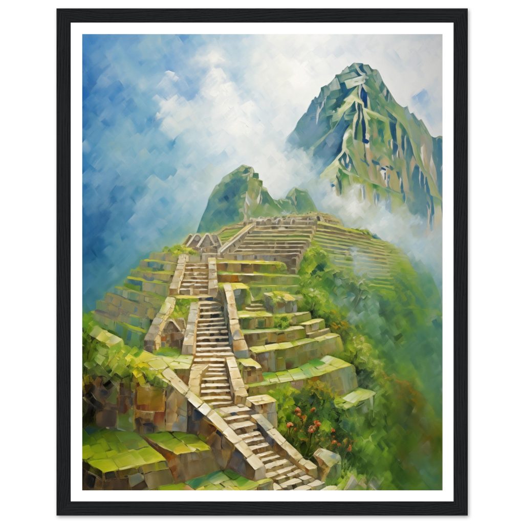 Machu Picchu - Claude Monet - Poster