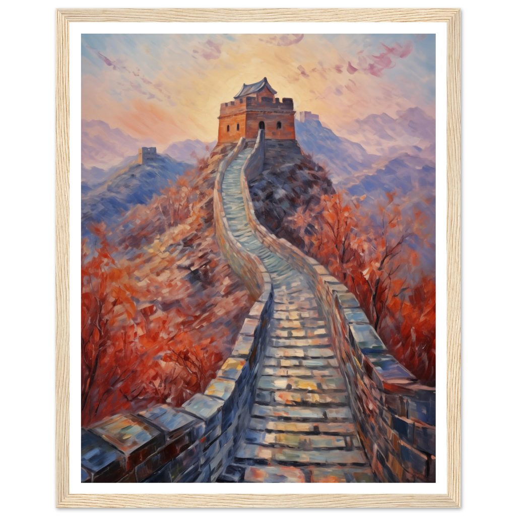 The Great Wall of China - Claude Monet - Poster