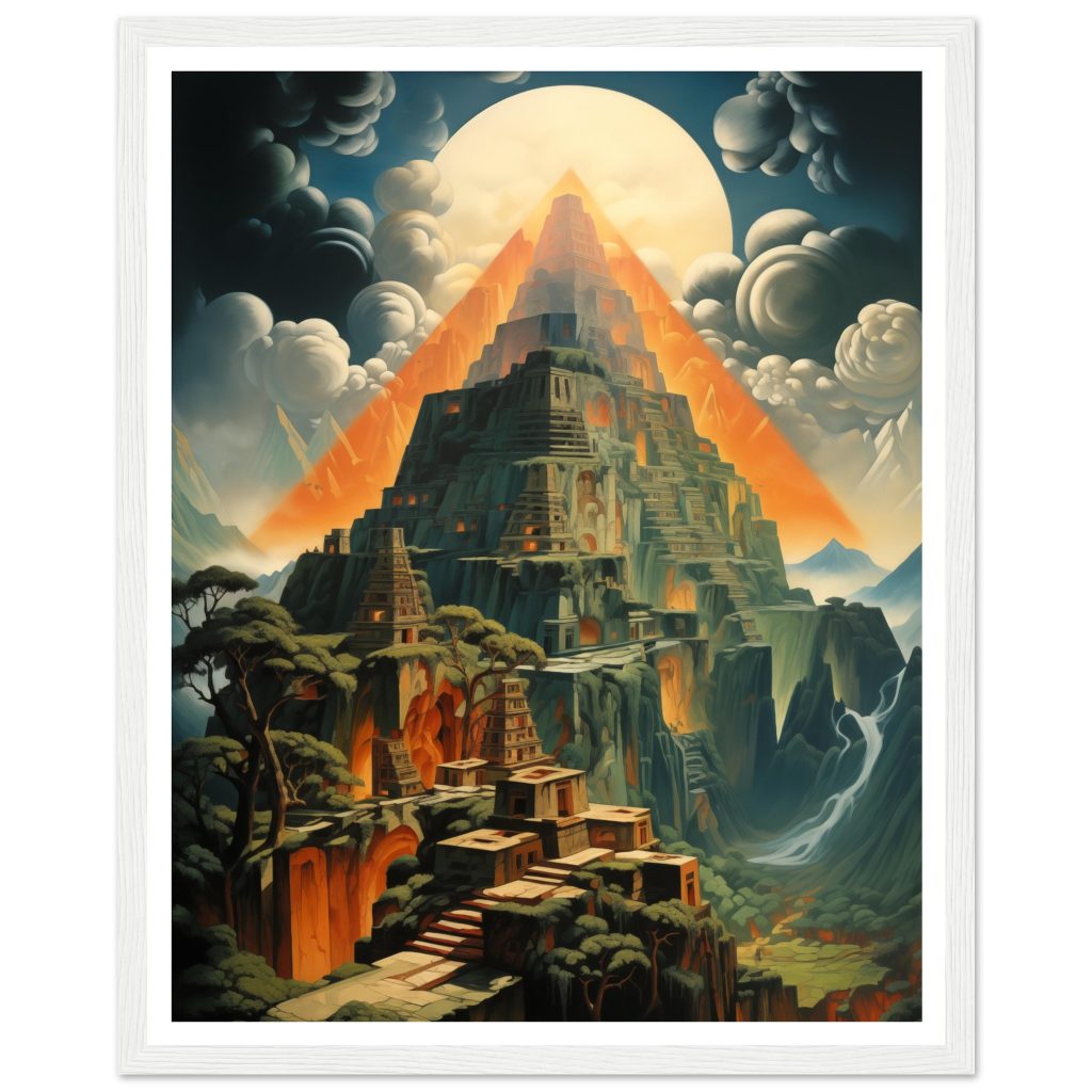 Machu Picchu - Salvador Dali - Poster