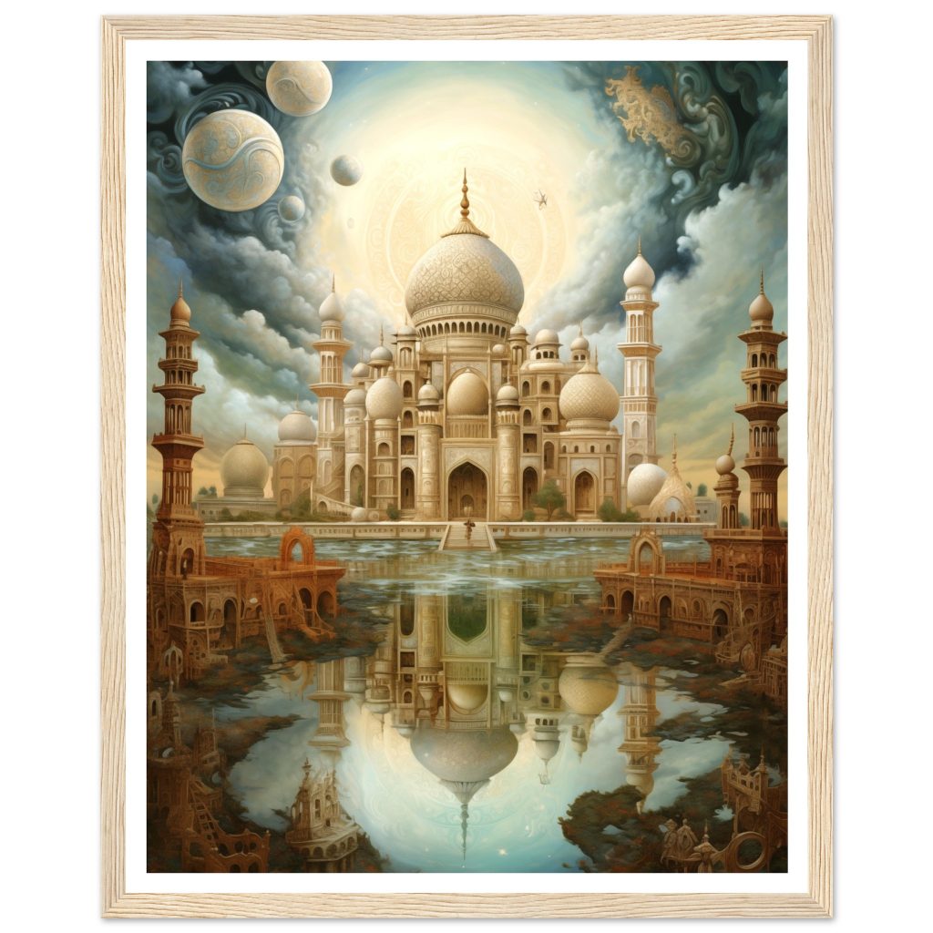 The Taj Mahal - Leonardo da Vinci - Poster