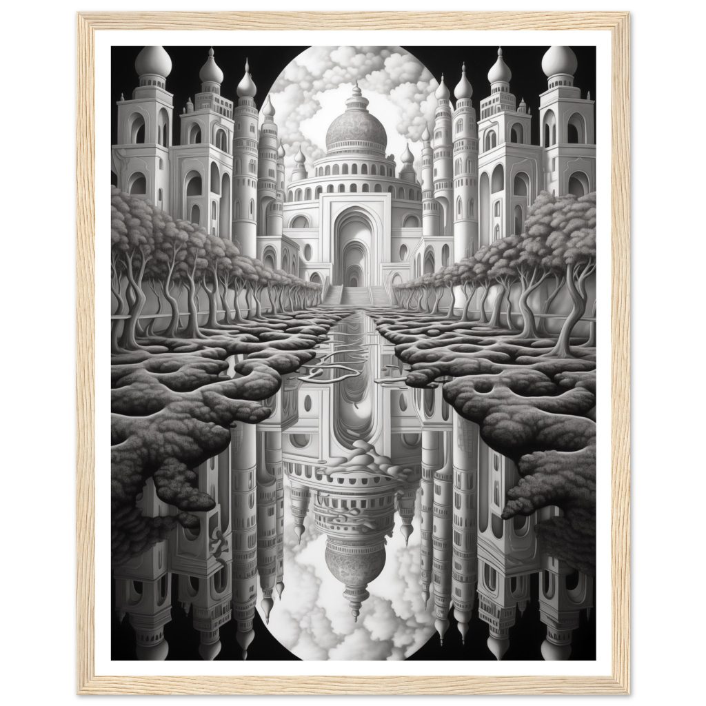 Taj Mahal - M. C. Escher - Poster