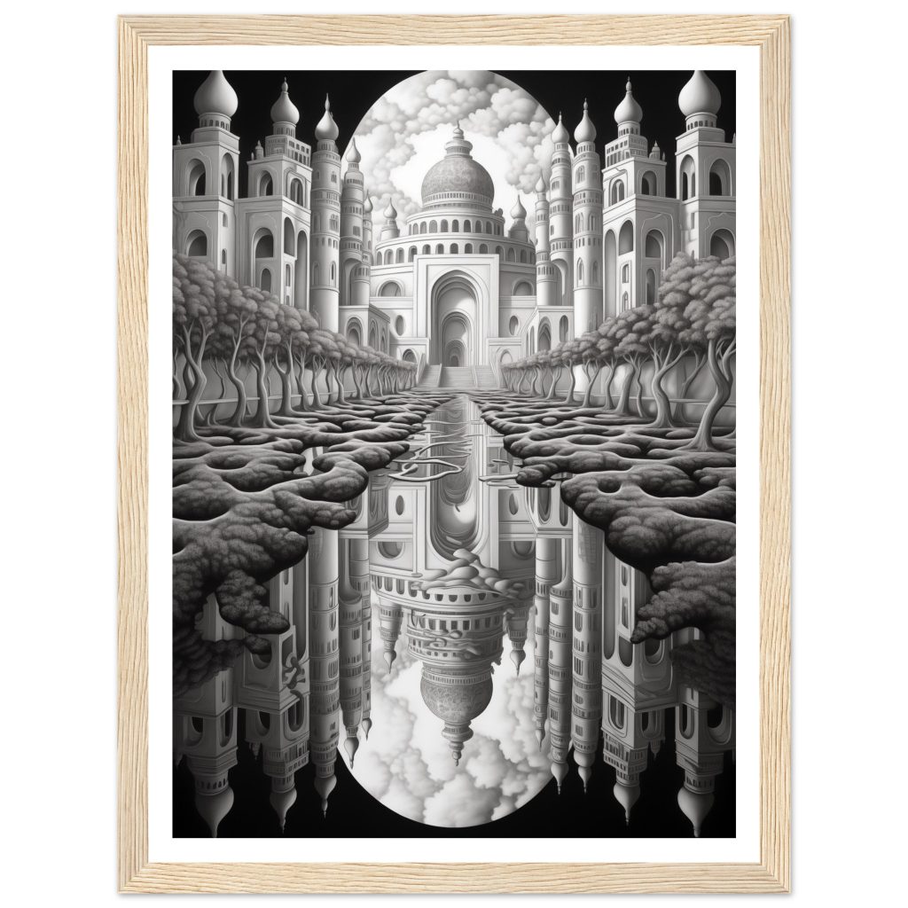 Taj Mahal - M. C. Escher - Poster
