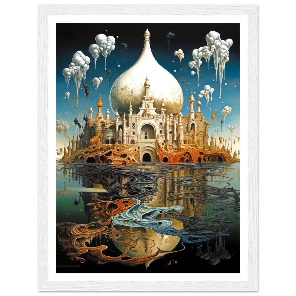 Taj Mahal - Salvador Dalí - Poster