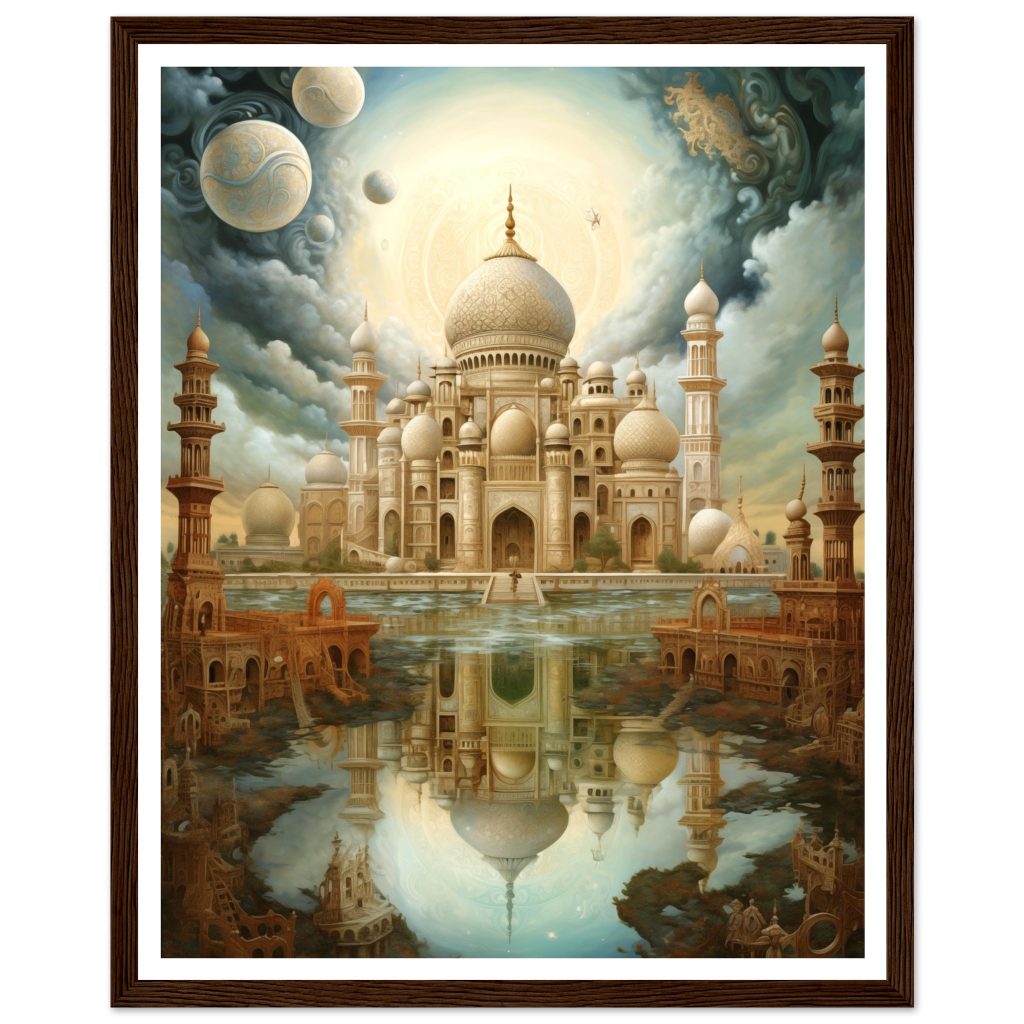 The Taj Mahal - Leonardo da Vinci - Poster