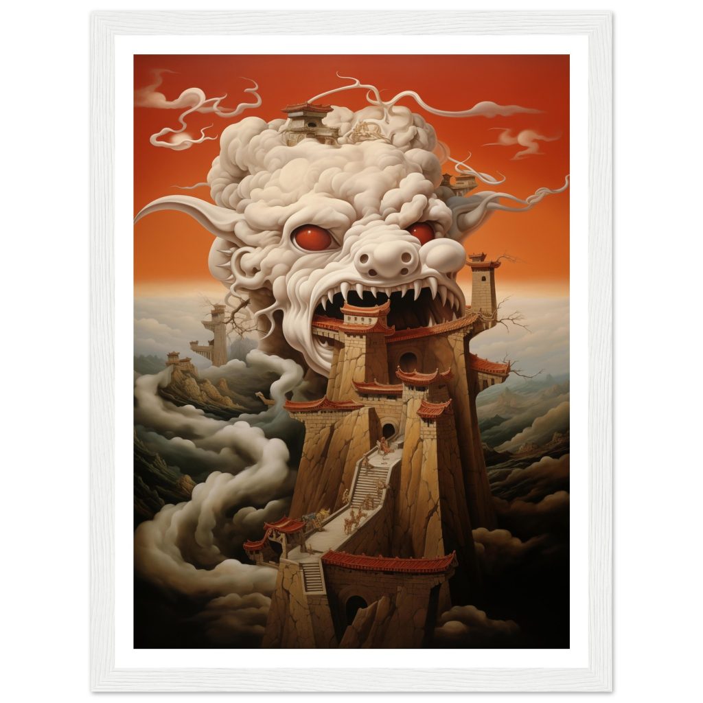 The Great Wall of China - Salvador Dali - Poster