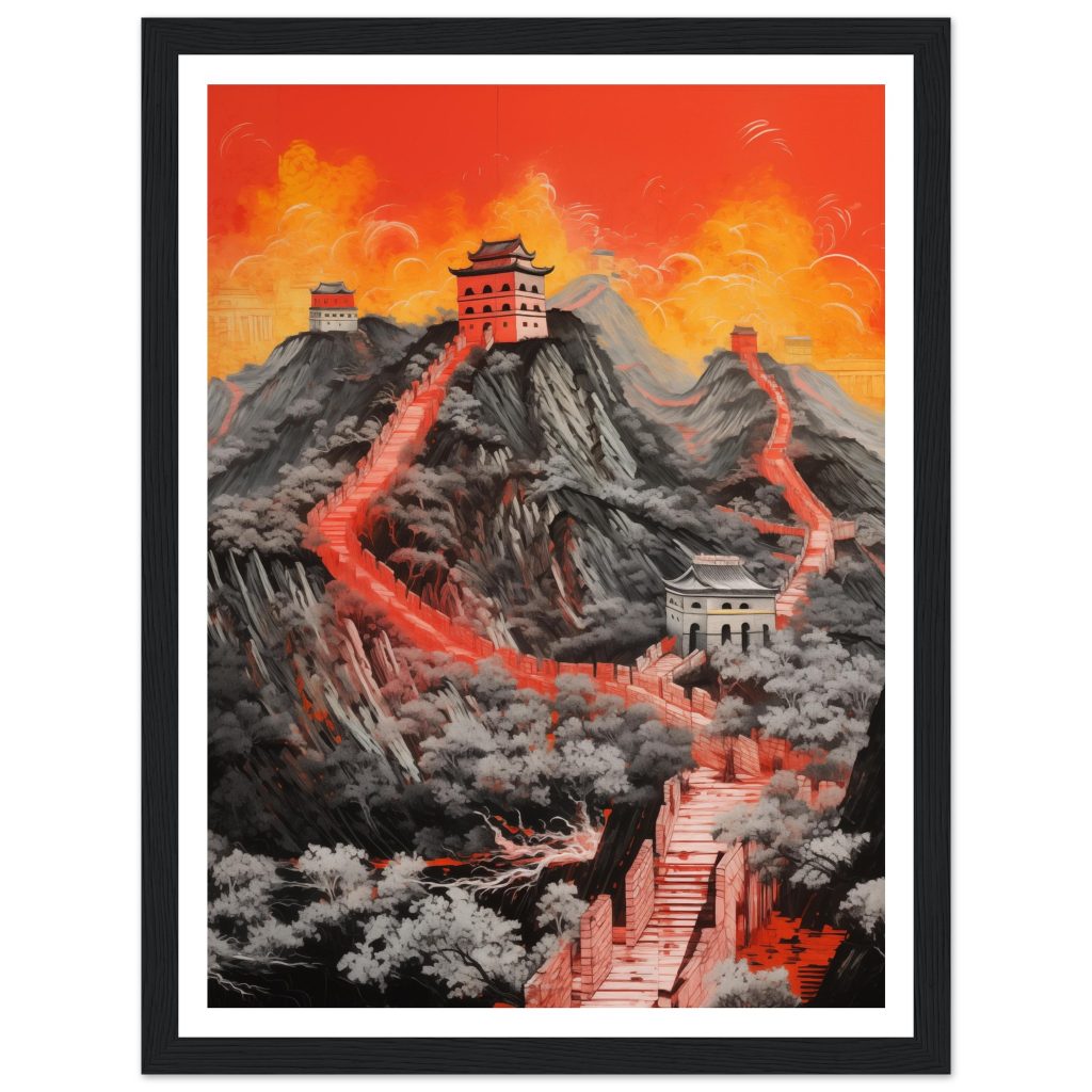 The Great Wall of China - Andy Warhol - Poster