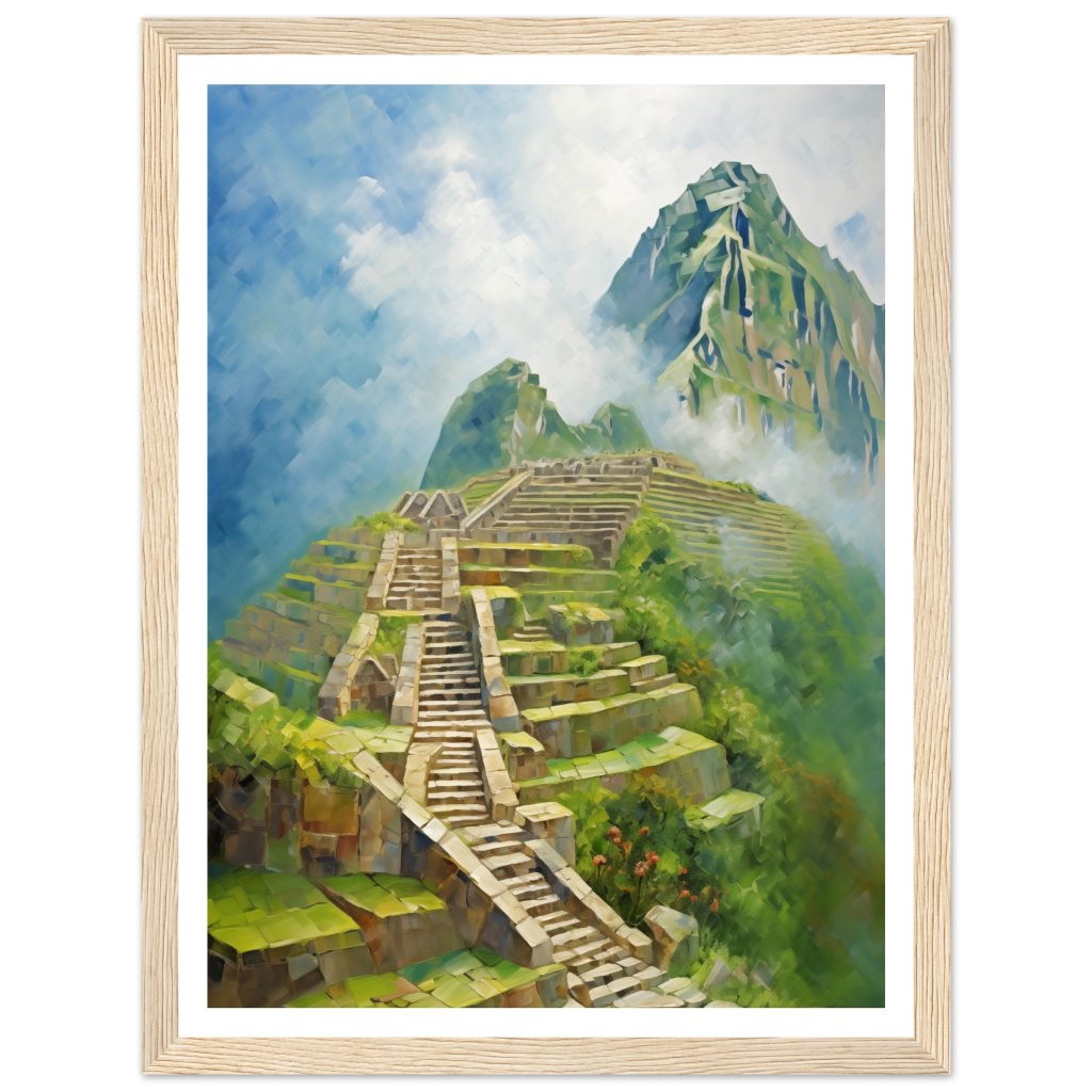 Machu Picchu - Claude Monet - Poster