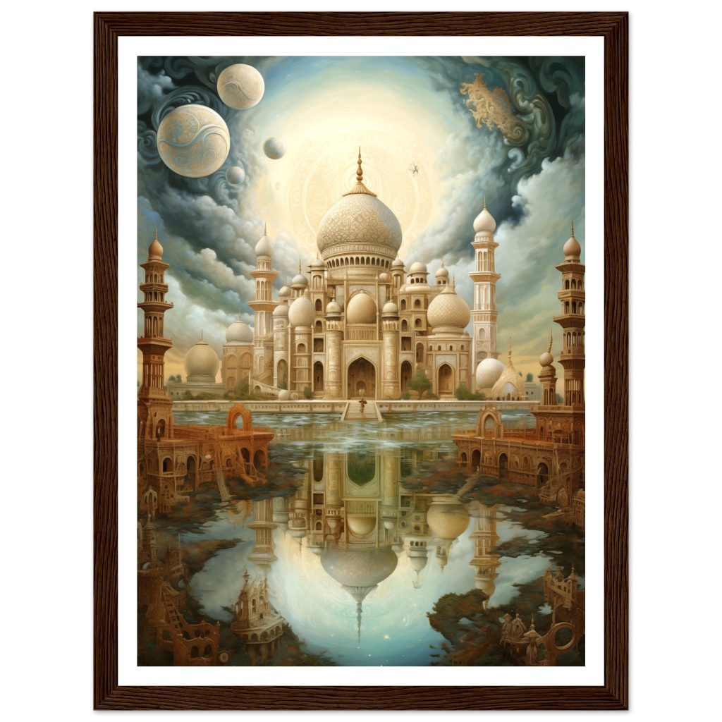 The Taj Mahal - Leonardo da Vinci - Poster