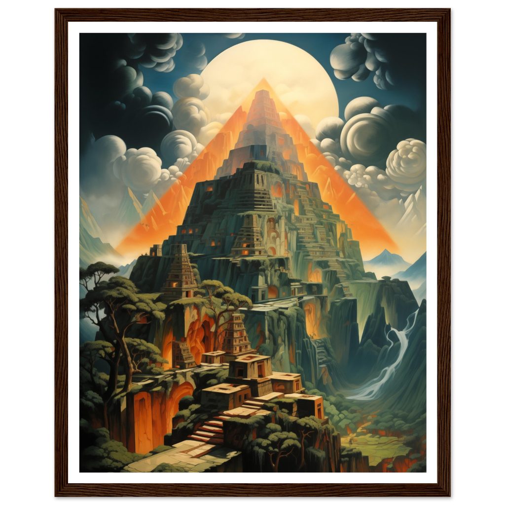 Machu Picchu - Salvador Dali - Poster