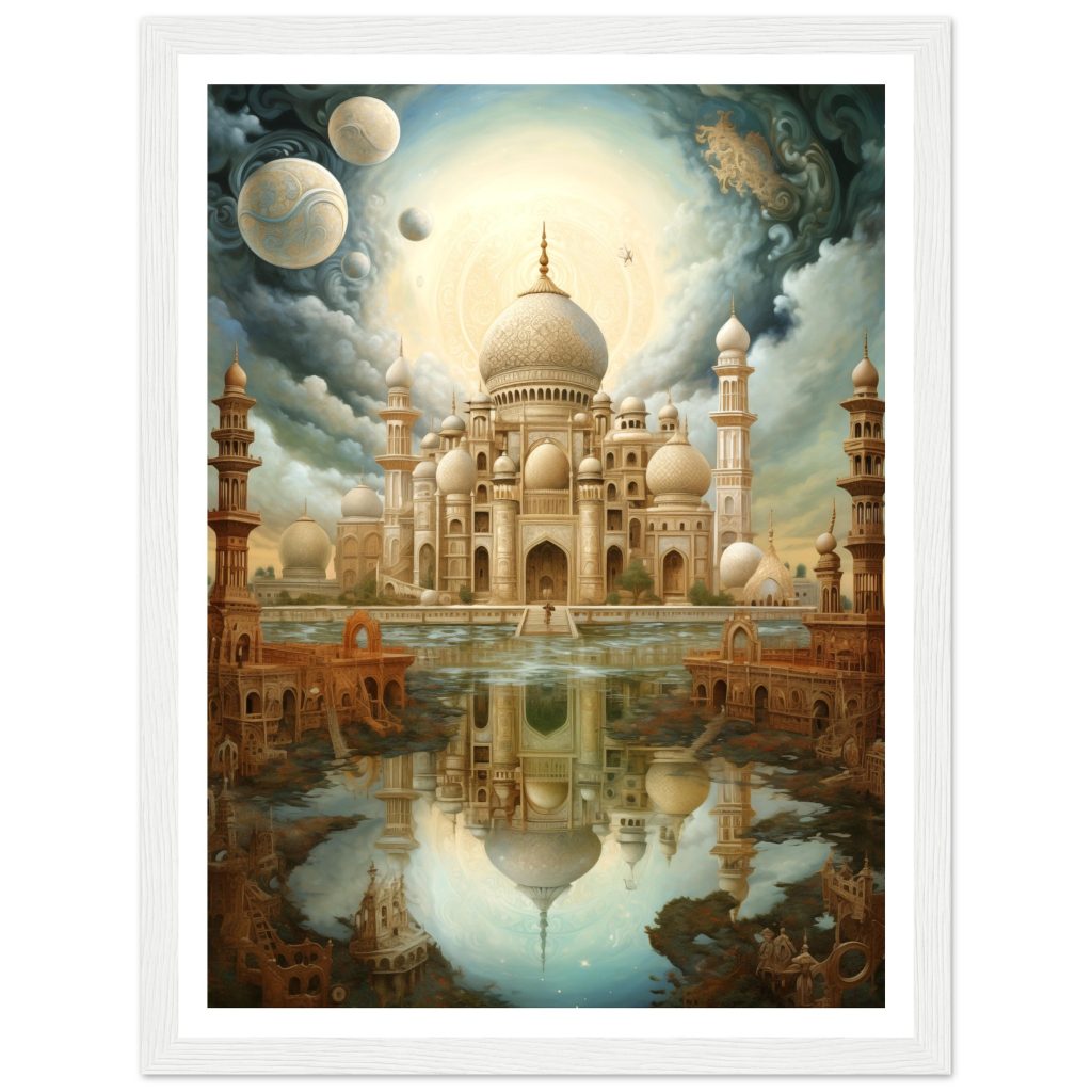 The Taj Mahal - Leonardo da Vinci - Poster