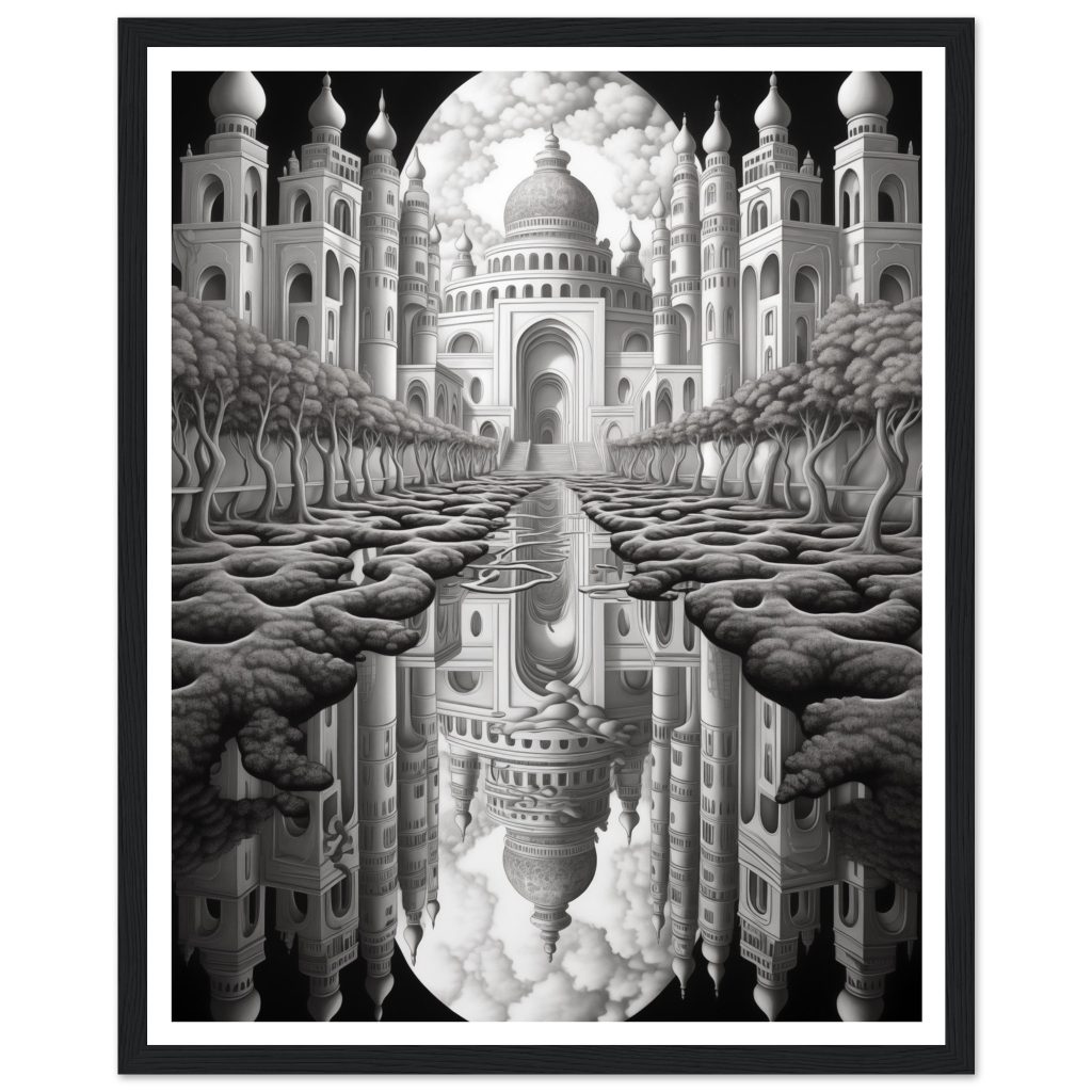 Taj Mahal - M. C. Escher - Poster