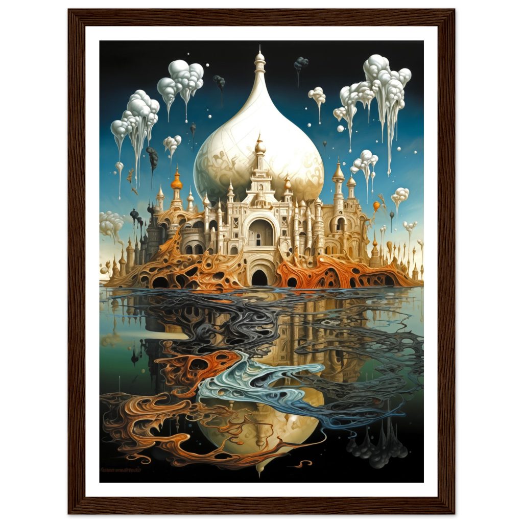 Taj Mahal - Salvador Dalí - Poster