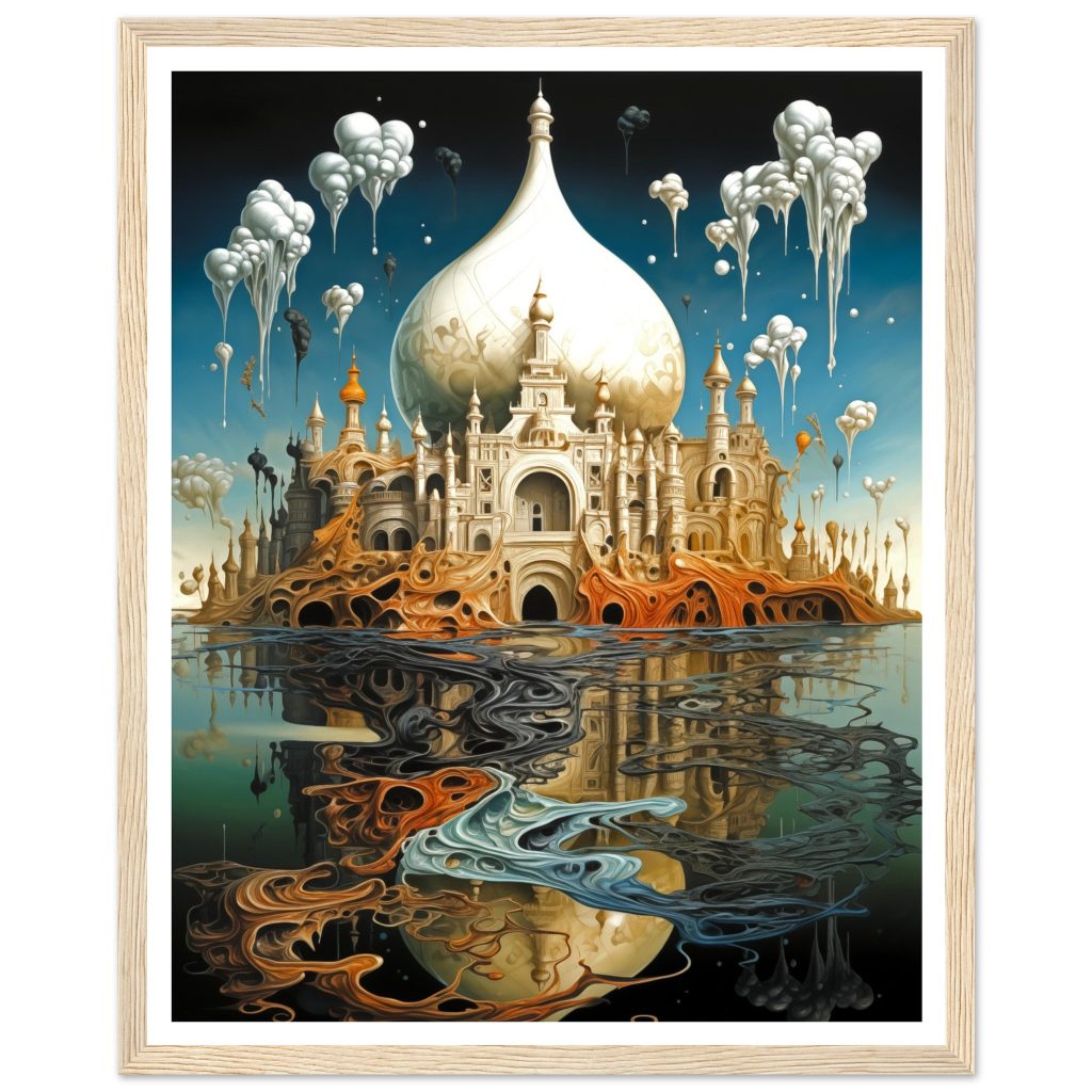 Taj Mahal - Salvador Dalí - Poster