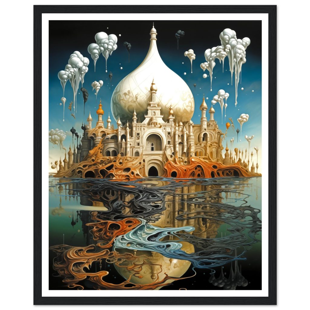 Taj Mahal - Salvador Dalí - Poster