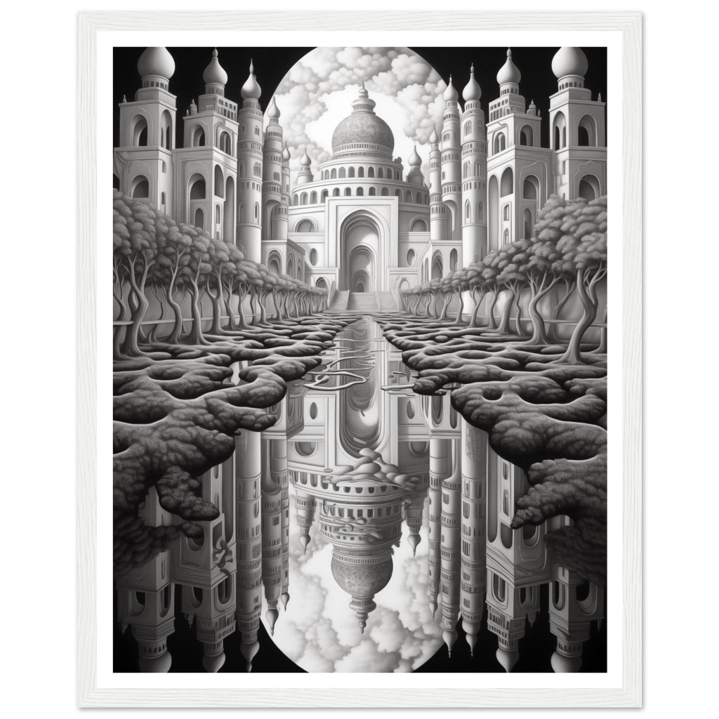 Taj Mahal - M. C. Escher - Poster