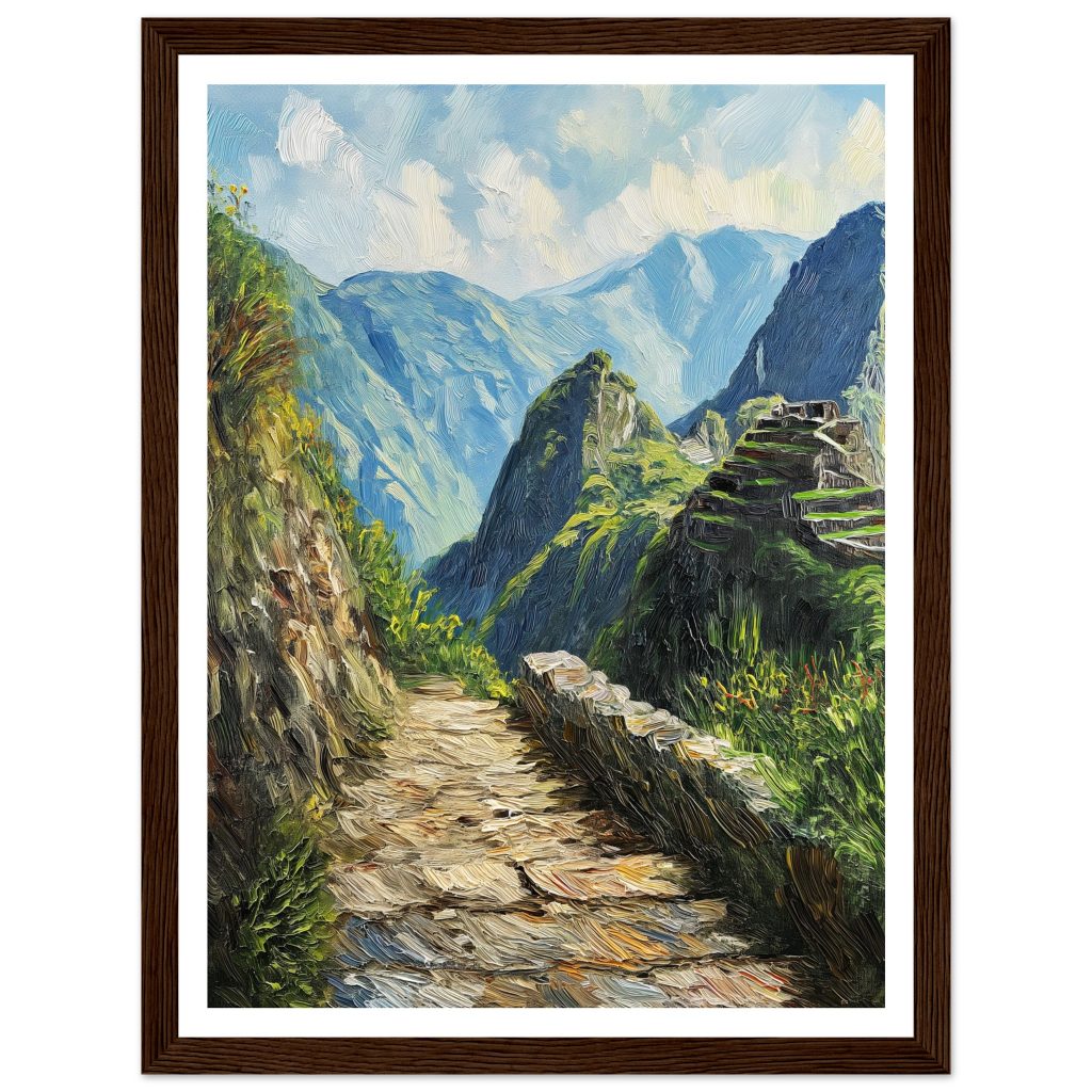 Machu Picchu - Vincent van Gogh - Poster
