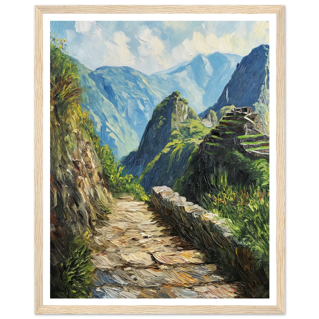 Machu Picchu - Vincent van Gogh - Poster