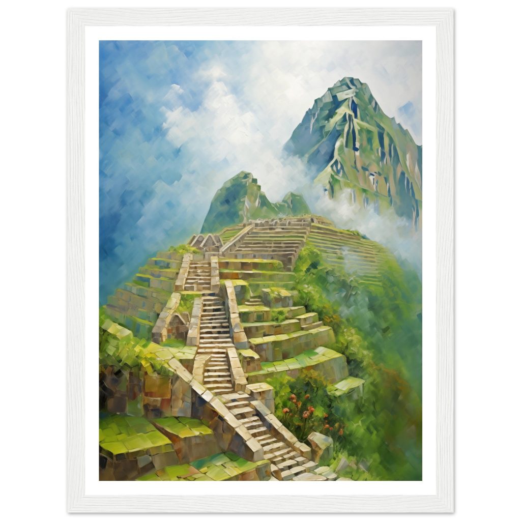 Machu Picchu - Claude Monet - Poster