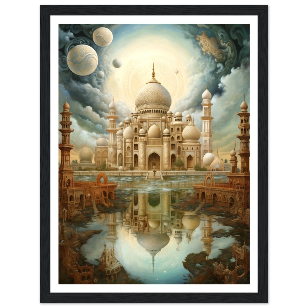 The Taj Mahal - Leonardo da Vinci - Poster